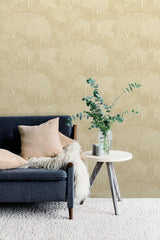 Veer Decor Willow Whisper Beige Wallpaper