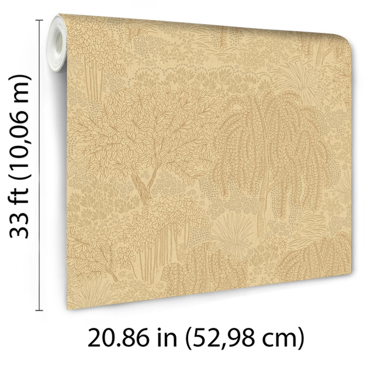 Veer Decor Willow Whisper Corn Wallpaper