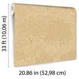Veer Decor Willow Whisper Corn Wallpaper