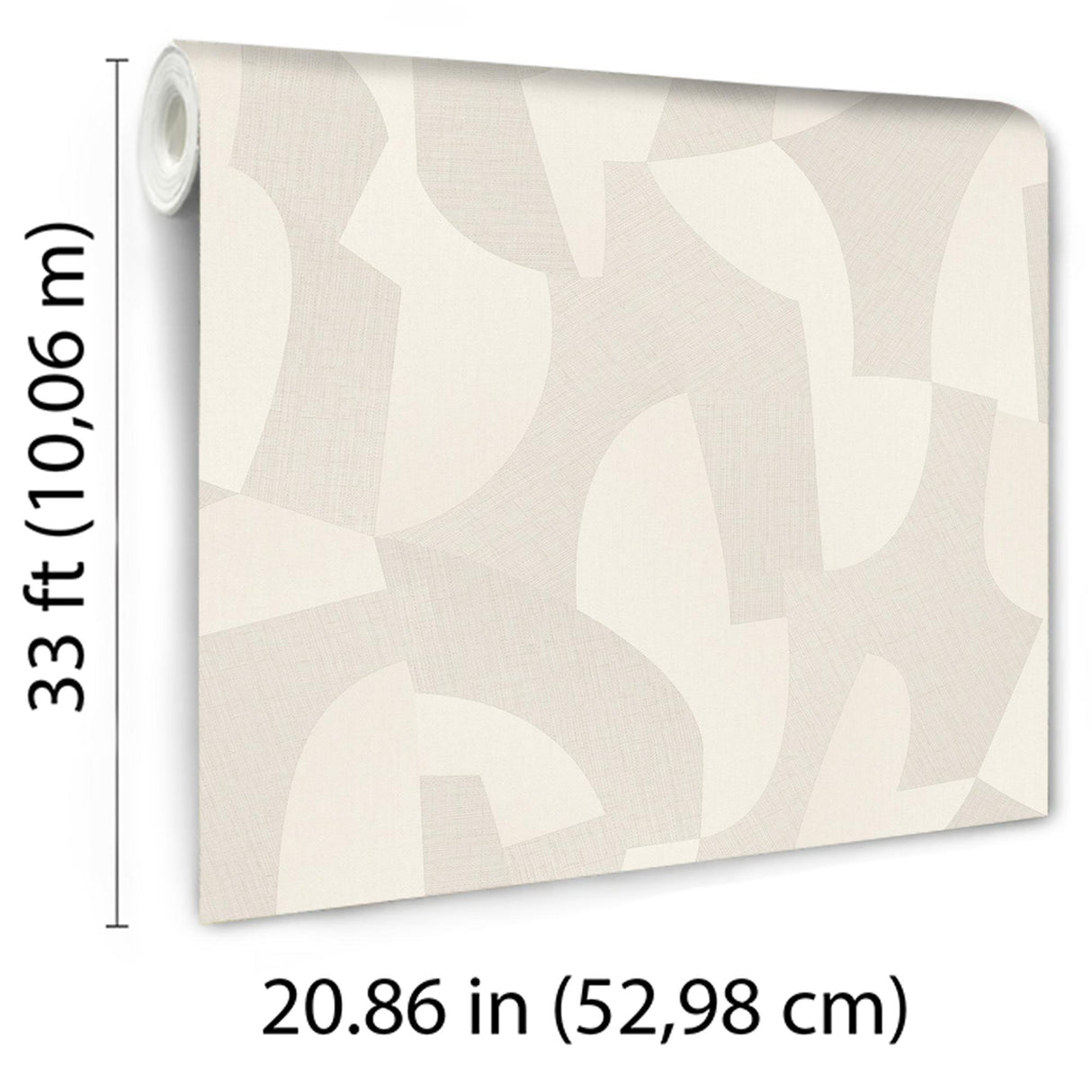 Veer Decor Sculpted Motion Beige Wallpaper
