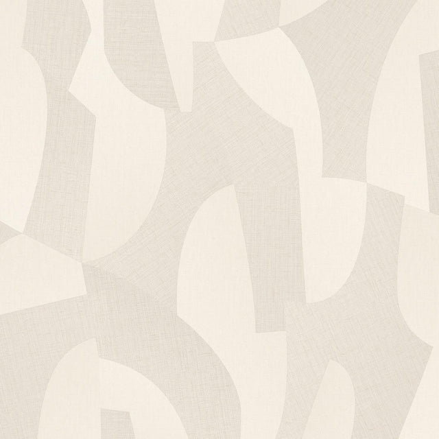 Veer Decor Sculpted Motion Beige Wallpaper