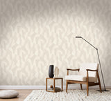 Veer Decor Sculpted Motion Beige Wallpaper