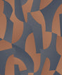 Veer Decor Sculpted Motion Dark Blue Wallpaper