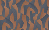 Veer Decor Sculpted Motion Dark Blue Wallpaper