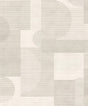 Veer Decor Geo Rhythm White Wallpaper