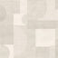 Veer Decor Geo Rhythm White Wallpaper