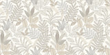 Veer Decor Allure Foliage White Wallpaper