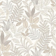 Veer Decor Allure Foliage White Wallpaper