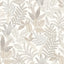 Veer Decor Allure Foliage White Wallpaper