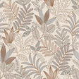 Veer Decor Allure Foliage Taupe Wallpaper