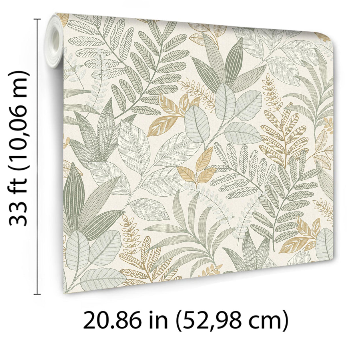 Veer Decor Allure Foliage Moss Wallpaper
