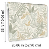 Veer Decor Allure Foliage Moss Wallpaper