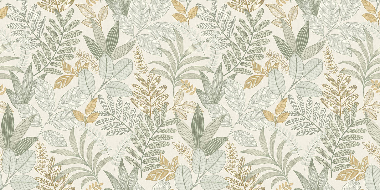 Veer Decor Allure Foliage Moss Wallpaper