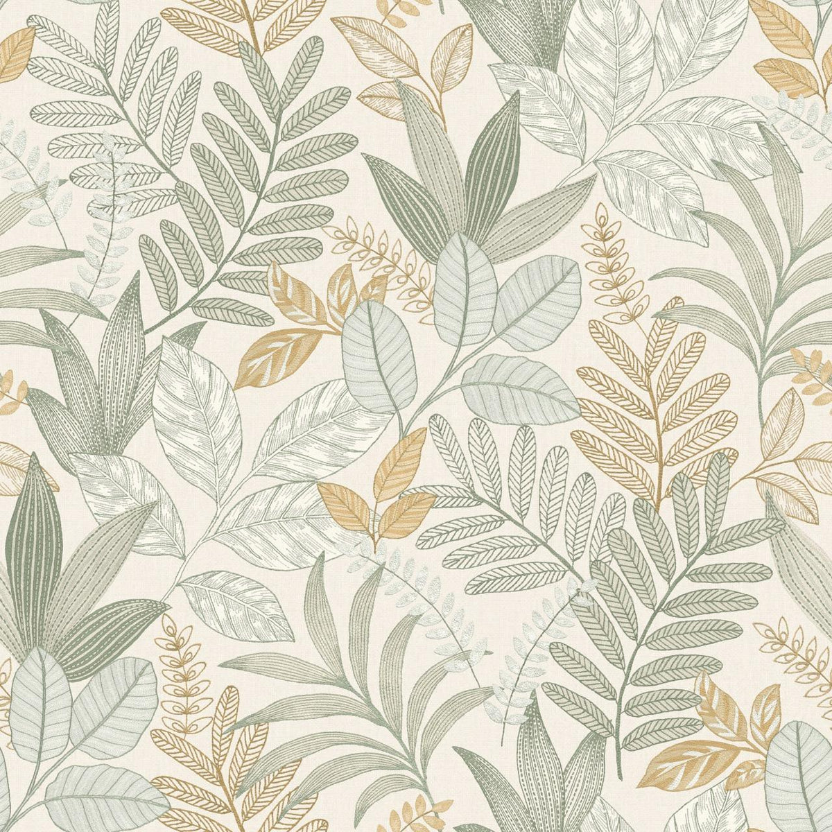 Veer Decor Allure Foliage Moss Wallpaper