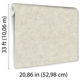 Veer Decor Pampas Plain Brushed Texture Light Grey Wallpaper