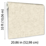 Veer Decor Pampas Plain Brushed Texture Light Beige Wallpaper
