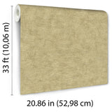Veer Decor Pampas Plain Brushed Texture Honey Mustard Wallpaper