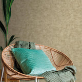 Veer Decor Pampas Plain Brushed Texture Olive Grey Wallpaper