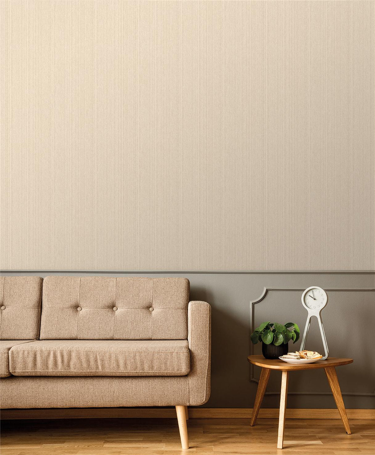 Veer Decor Rope Plain Texture Sea Salt Wallpaper