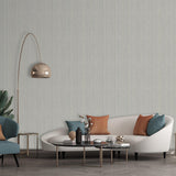Veer Decor Rope Plain Texture Blue Beige Wallpaper