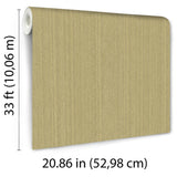 Veer Decor Rope Plain Texture Gold Sand Wallpaper