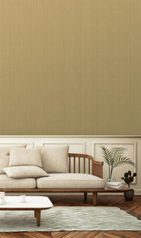 Veer Decor Rope Plain Texture Gold Sand Wallpaper