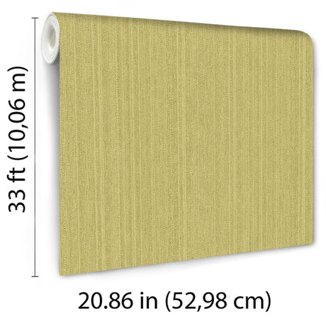Veer Decor Rope Plain Texture Golden Olive Wallpaper