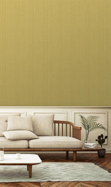 Veer Decor Rope Plain Texture Golden Olive Wallpaper