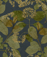 Veer Decor Castanum Bloom Midnight Blue Wallpaper