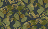 Veer Decor Castanum Bloom Midnight Blue Wallpaper
