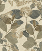 Veer Decor Castanum Bloom Blue Beige Wallpaper