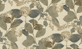 Veer Decor Castanum Bloom Blue Beige Wallpaper