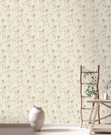 Veer Decor Spry Flower Cream Wallpaper