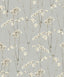 Veer Decor Spry Flower Cashmere Blue Wallpaper