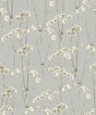 Veer Decor Spry Flower Cashmere Blue Wallpaper