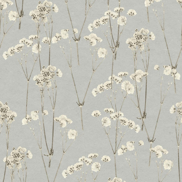 Veer Decor Spry Flower Cashmere Blue Wallpaper