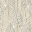 Veer Decor Leaf Lace Cream Wallpaper
