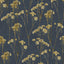 Veer Decor Spry Flower Midnight Navy Wallpaper