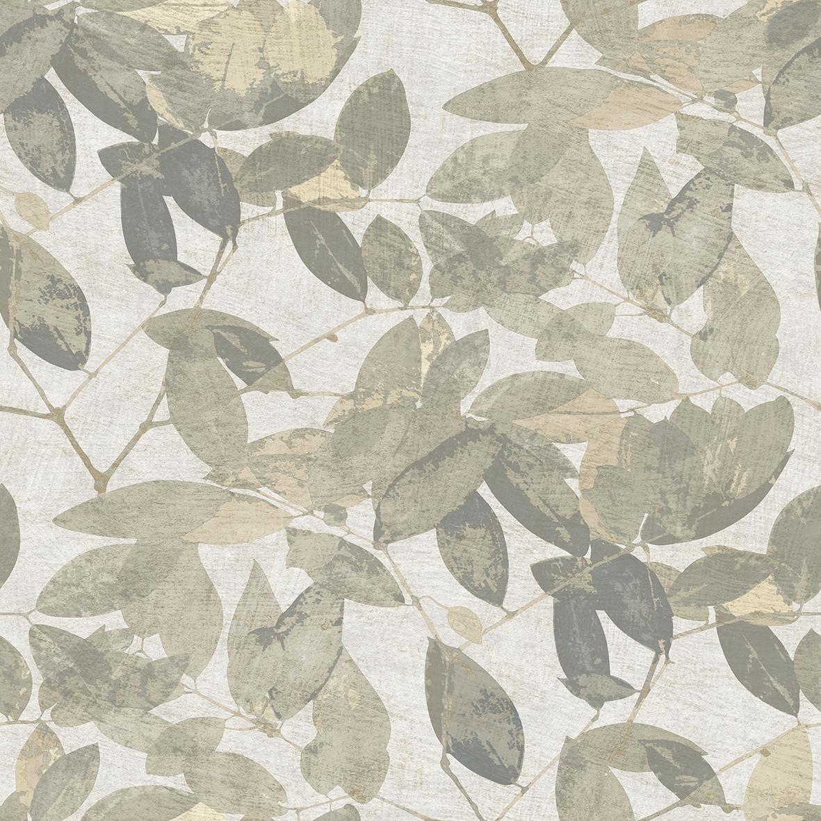 Veer Decor Beech Leaves Cream Wallpaper