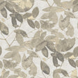Veer Decor Beech Leaves Warm Taupe Wallpaper