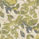 Veer Decor Beech Leaves Golden Green Wallpaper