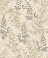 Veer Decor Wild Herbs Warm Beige Wallpaper