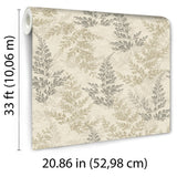 Veer Decor Wild Herbs Warm Beige Wallpaper