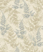 Veer Decor Wild Herbs Blue Beige Wallpaper