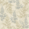 Veer Decor Wild Herbs Blue Beige Wallpaper
