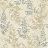 Veer Decor Wild Herbs Blue Beige Wallpaper