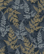 Veer Decor Wild Herbs Midnight Blue Wallpaper