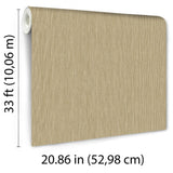 Veer Decor Rafia Grasscloth Camel Wallpaper