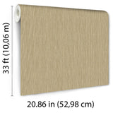 Veer Decor Rafia Grasscloth Camel Wallpaper