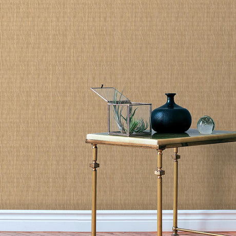 Veer Decor Rafia Grasscloth Camel Wallpaper